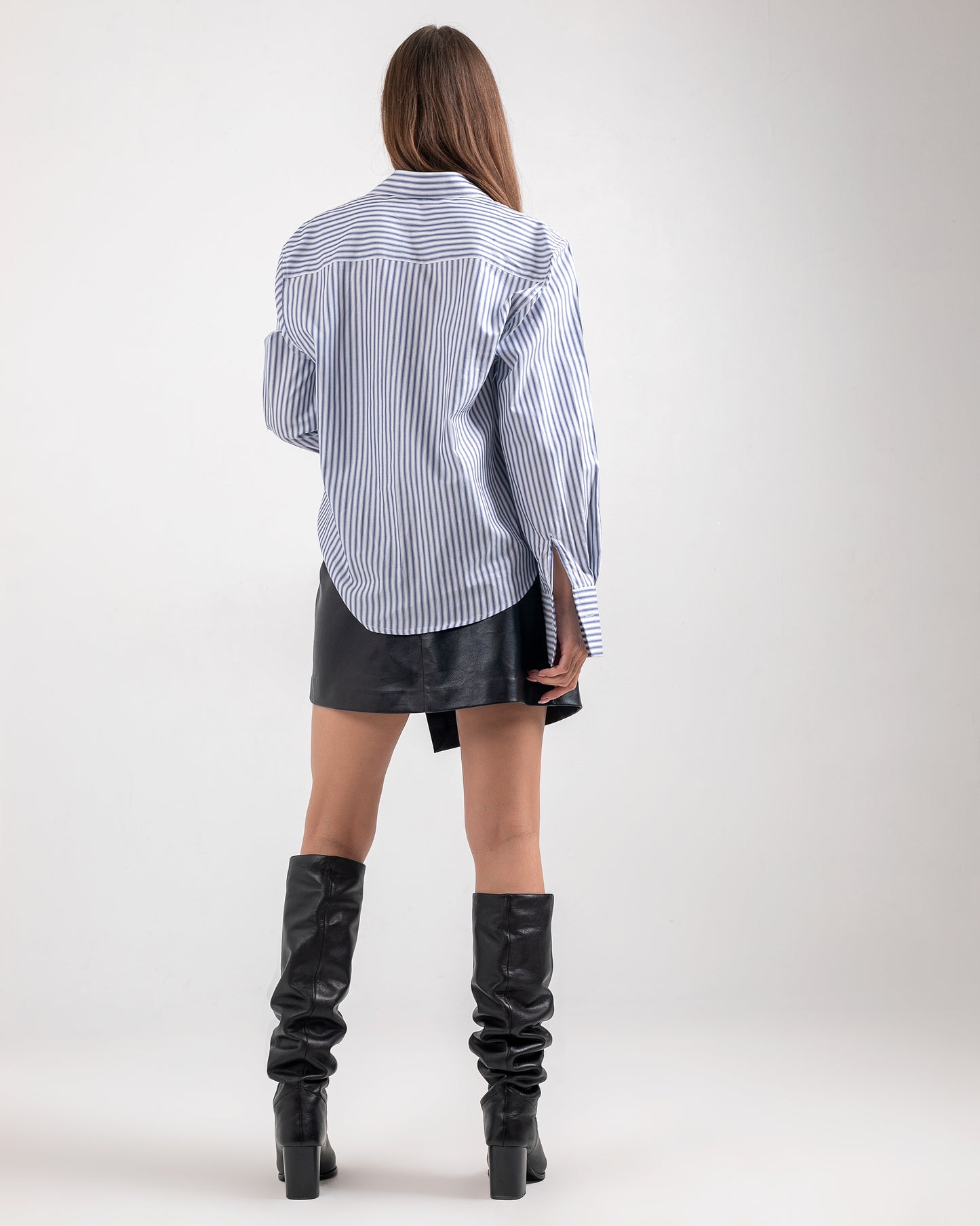 CLASSIC STRIPED BLUE SHIRT
