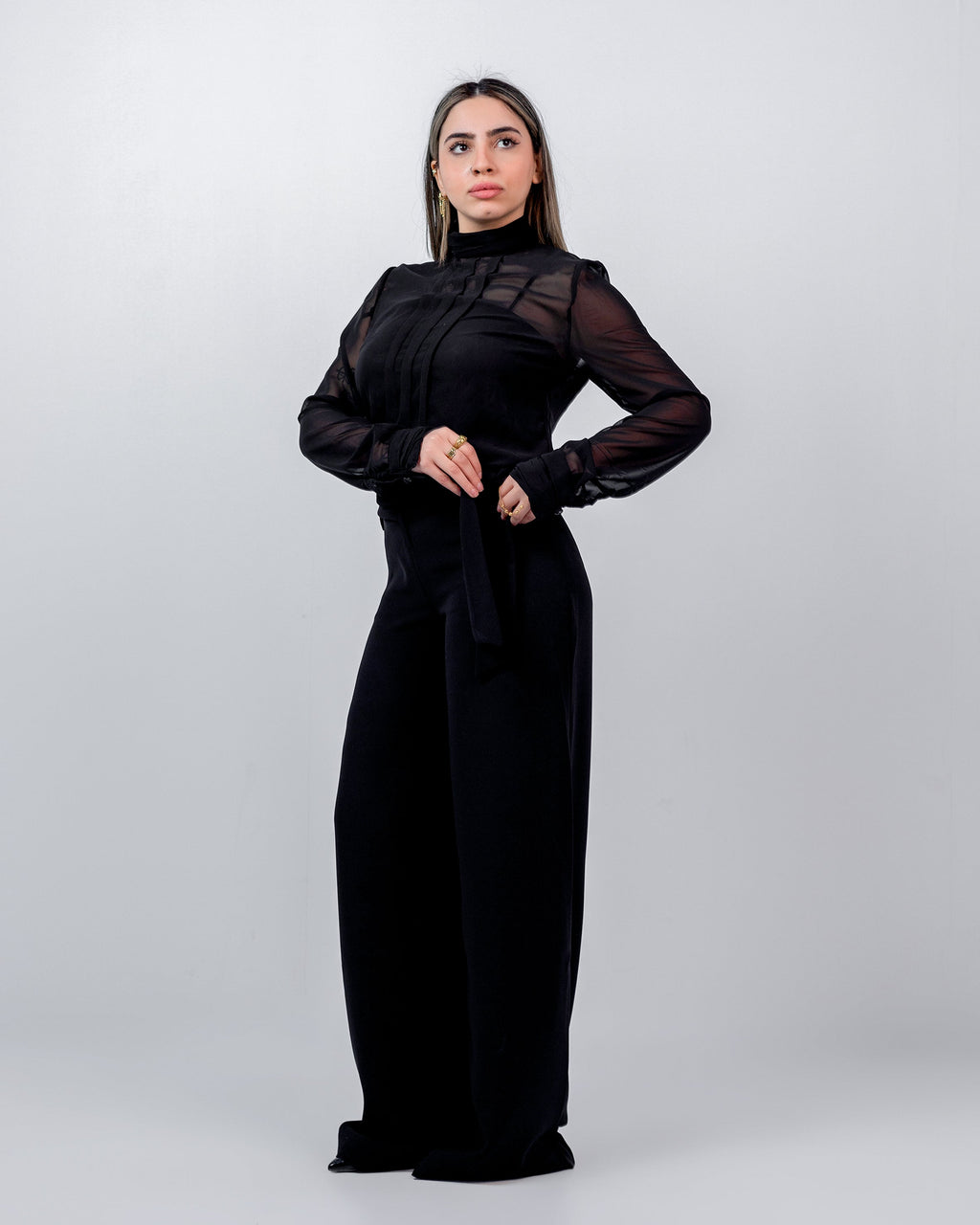 Crepe - straight-leg pants