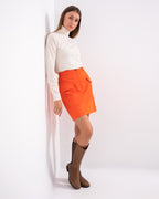 Cargo Orange skirt
