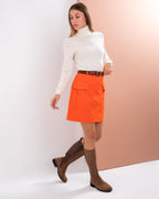 Cargo Orange skirt