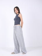 Striped Wide Leg Pants