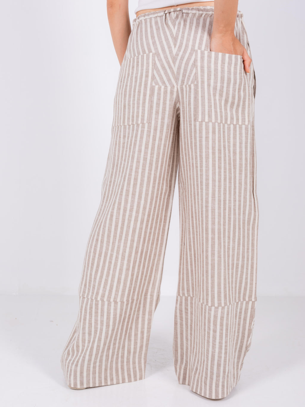 Striped Wide Leg Pants