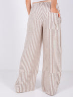 Striped Wide Leg Pants
