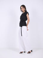 Linen Crossover Kimono