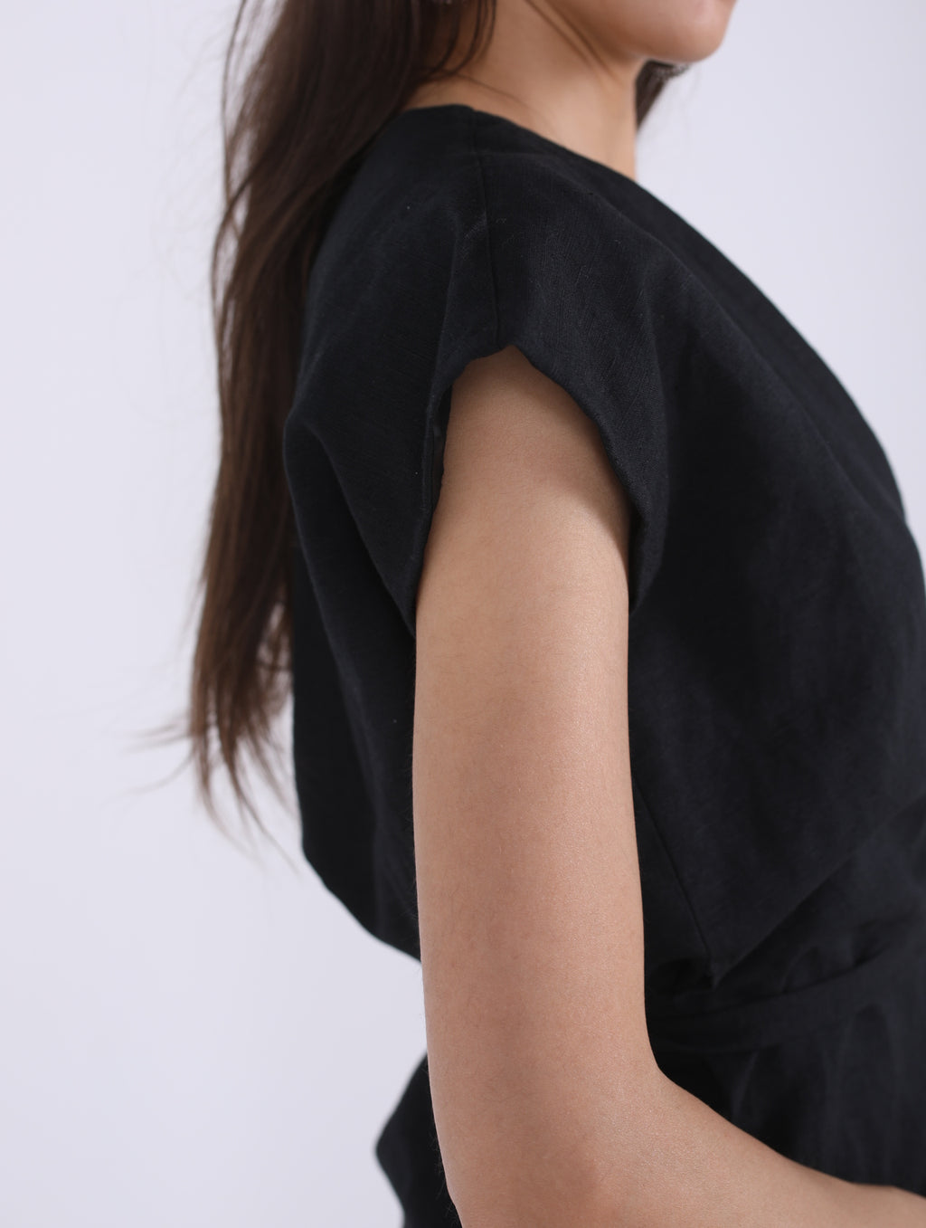 Linen Crossover Kimono