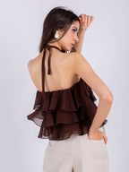 Chiffon Ruffles Top