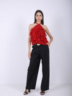 Chiffon Ruffles Top