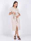 MIDI LINEN DRESS