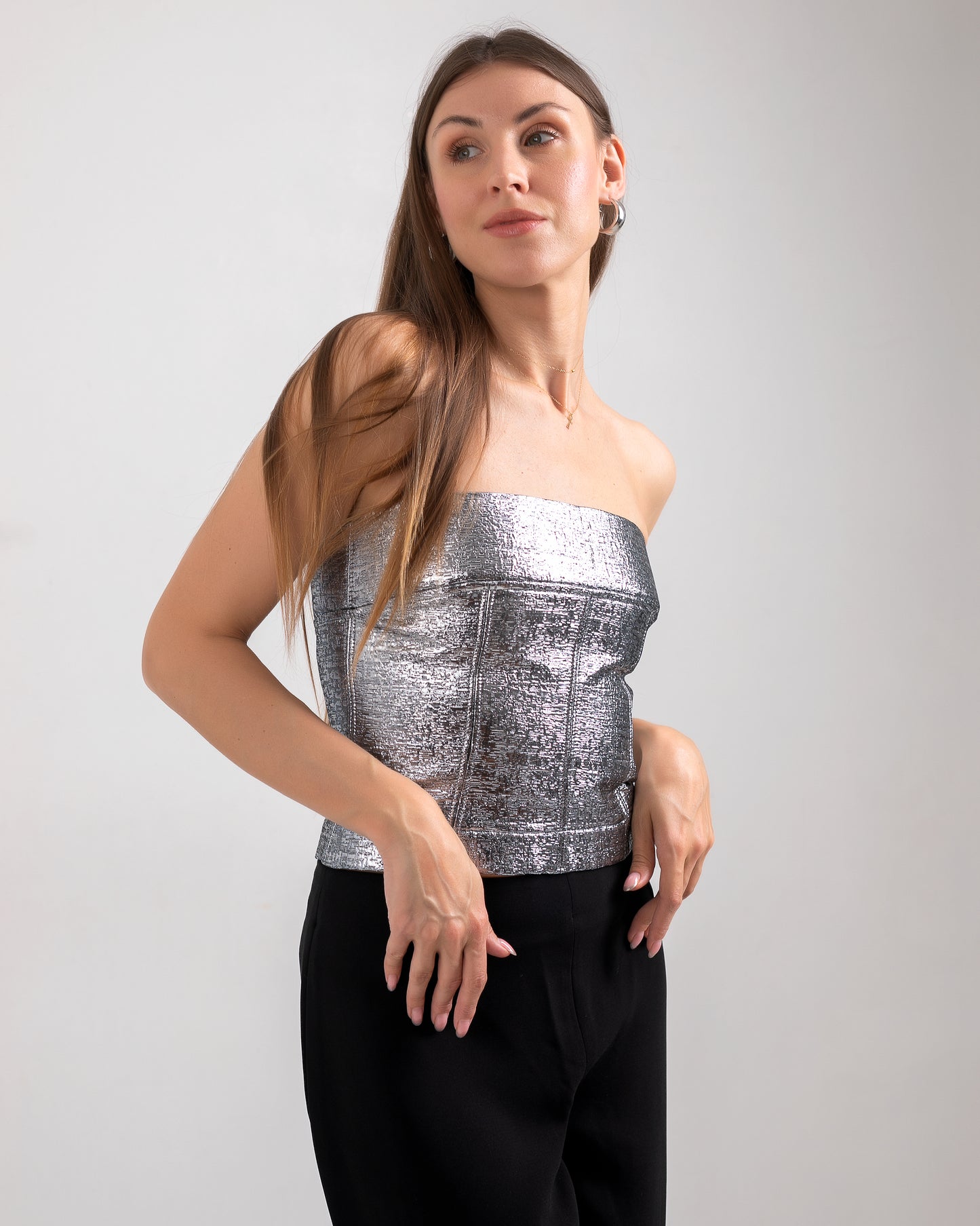 SILVER CORSET