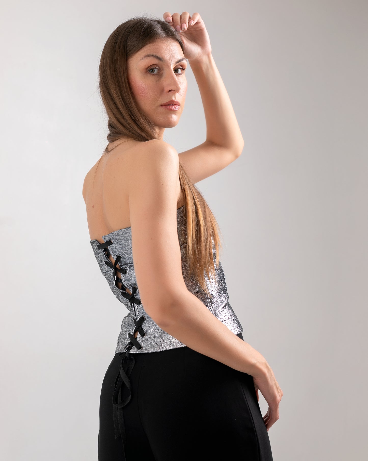 SILVER CORSET
