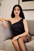Mini sequin skirt